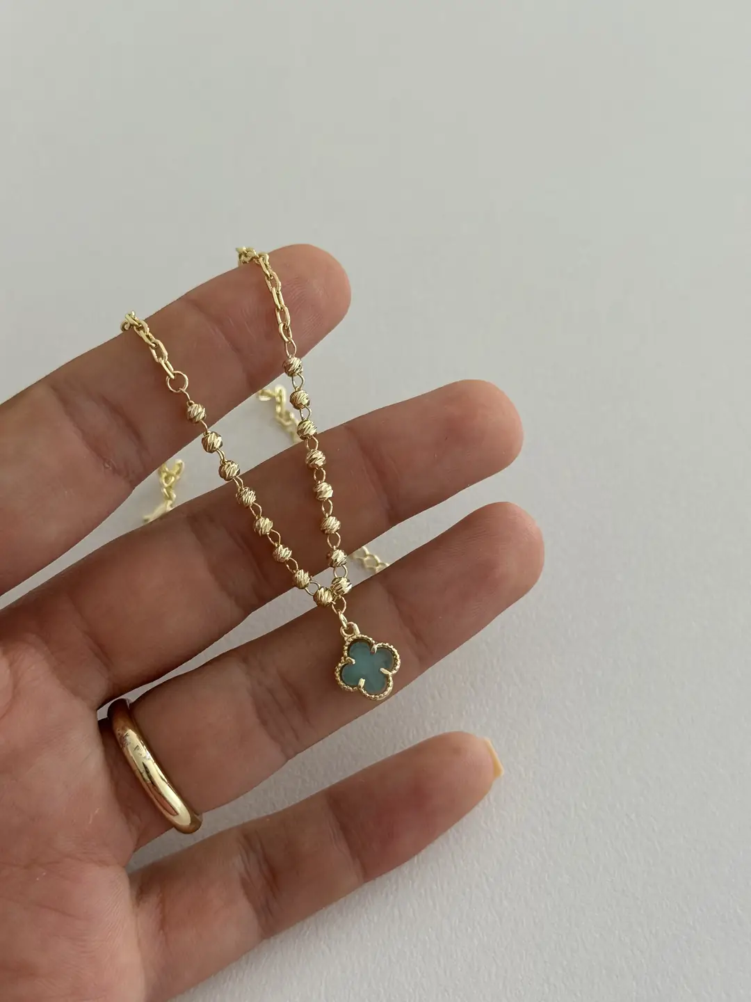 14K Altın Kaplama Halhal