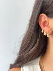 14k xuping seri 3 çift küpe seti ayıcıklı  2