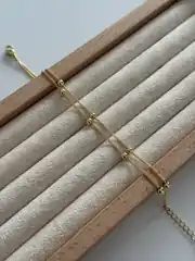 14K Xuping Seri Minimal İkili Dorika Bileklik 2