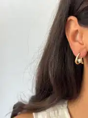 14K Xuping Seri İnci Küpe  2