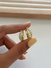 14K Xuping Seri Kanat Küpe 2