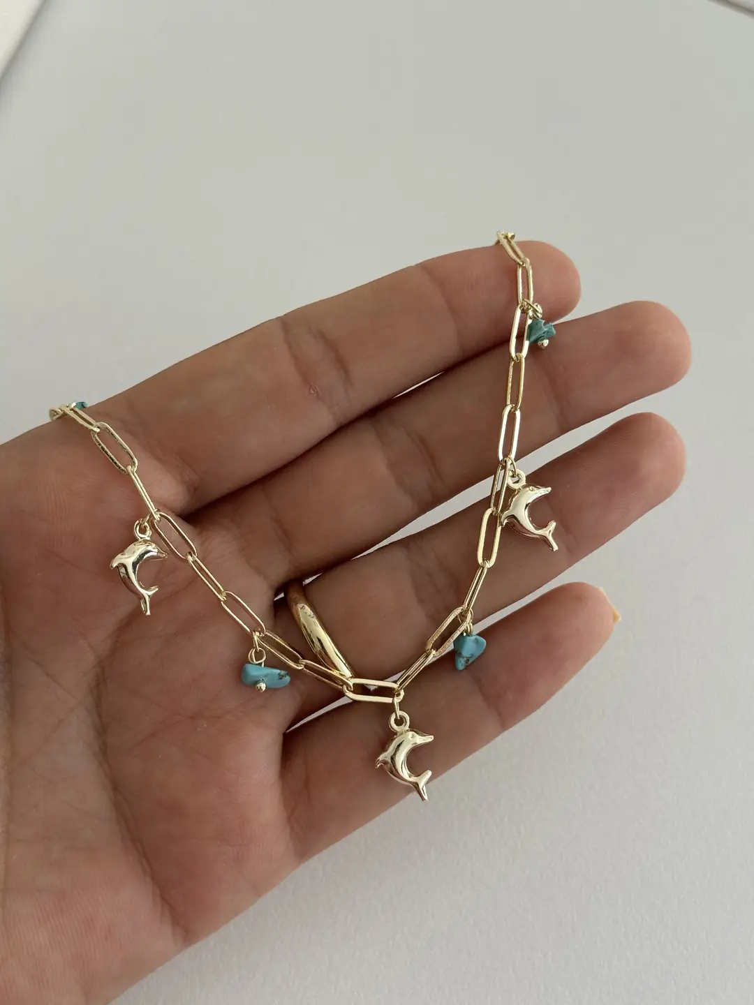 14K Altın Kaplama Halhal