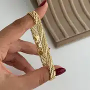 14K Xuping Seri Hasır Bileklik 1