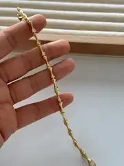 14k Altın Kaplama Kemik Bileklik  2