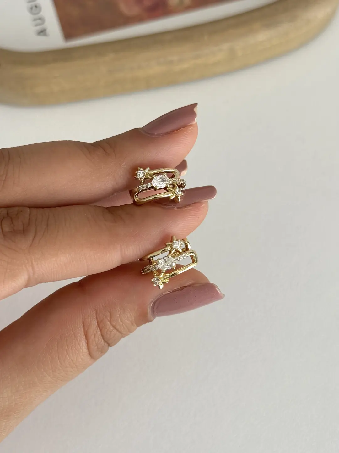 14K Xuping Seri Kıkırdak Küpe