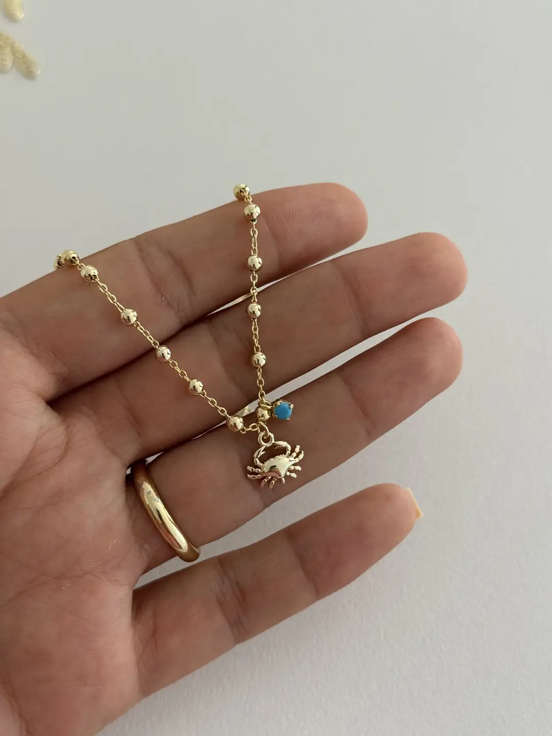 14K Altın Kaplama Halhal