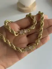 14K Altın Kaplama Kuyumcu Model Set 1