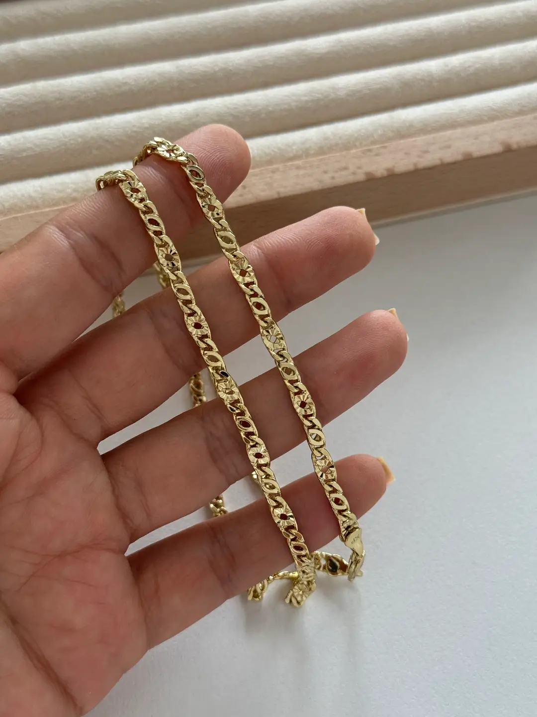 14K Xuping Seri Kolye 55 Cm 3