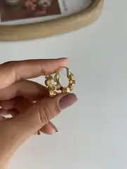 14K Xuping Seri Küpe 1