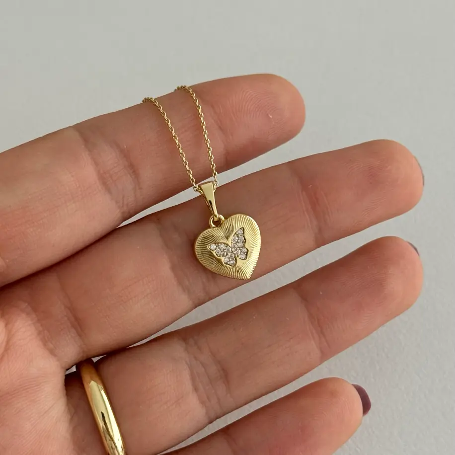 14K Xuping Kolye 45 Cm