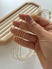 14K Xuping Seri Zikzak Telkari Kolye  2