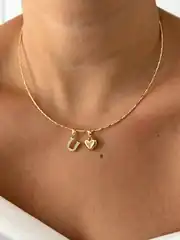 14K Xuping Seri Bomb Kalp Kolye Ucu 2