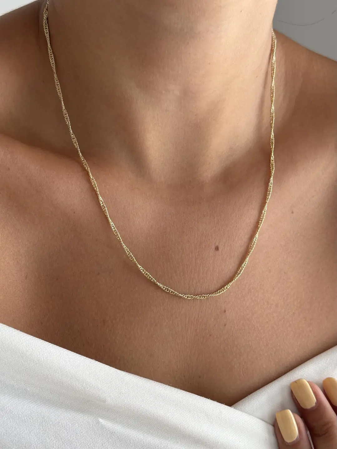 14K Xuping Seri Sinapur Kolye