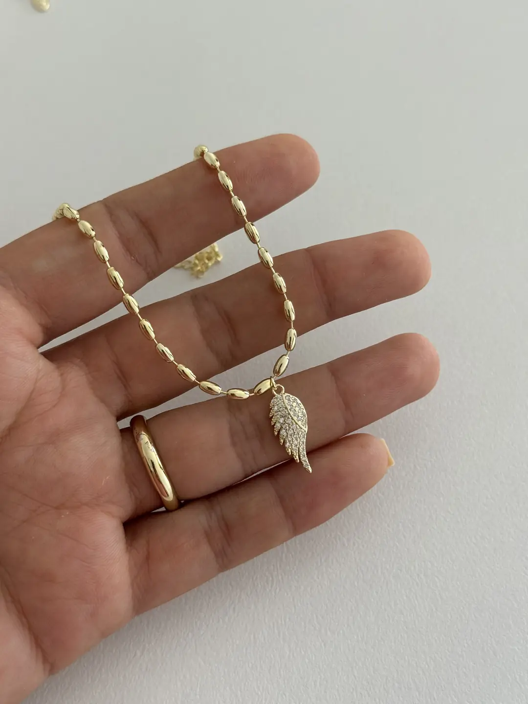 14K Altın Kaplama Halhal