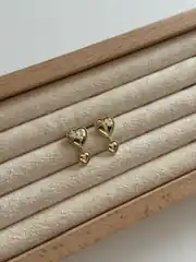 14K Xuping Seri Sallantılı Kalp Küpe 1