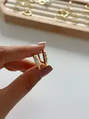 14K Xuping Seri Küpe 2
