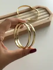 14K Xuping Seri Kelepçe Ajda Bileklik 3