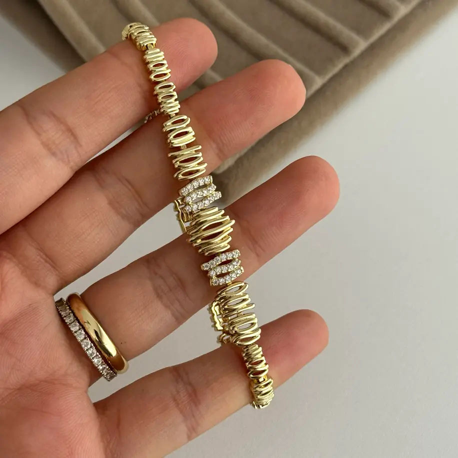 14K Xuping Seri Bileklik