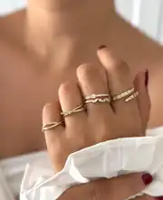 14k xuping seri yüzük  2