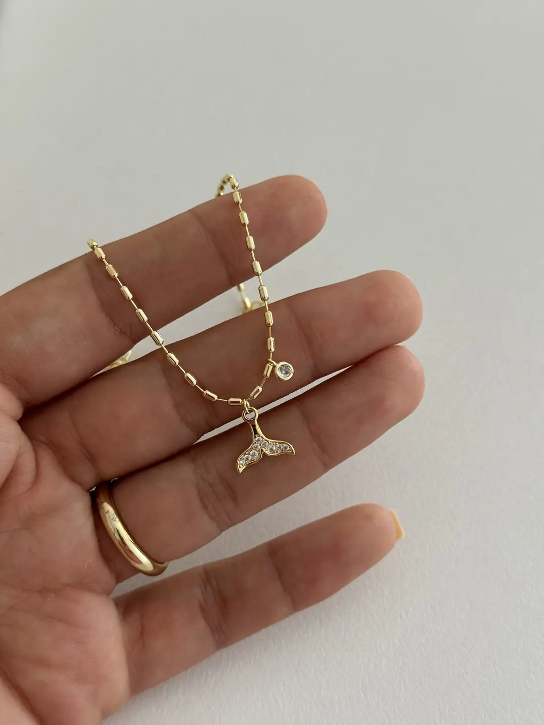 14K Altın Kaplama Halhal