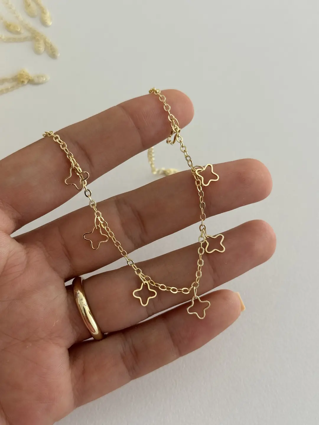 14K Altın Kaplama Halhal