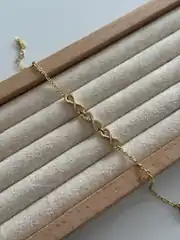14K Xuping Seri Minimal Sonsuzluk Bileklik 2