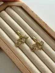 14k Xuping Seri Charm Küpe  1