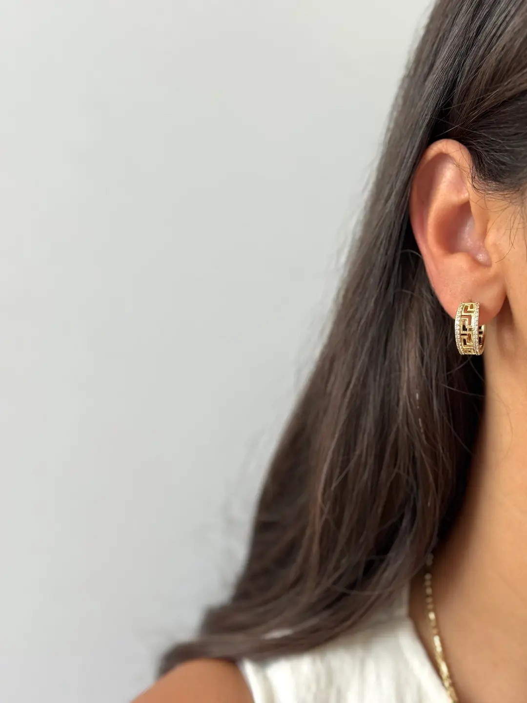 14K Xuping Seri Marka Model Küpe