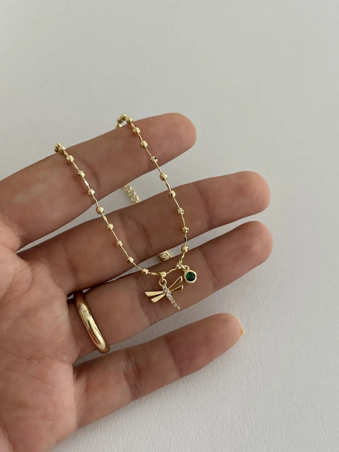 14K Altın Kaplama Halhal
