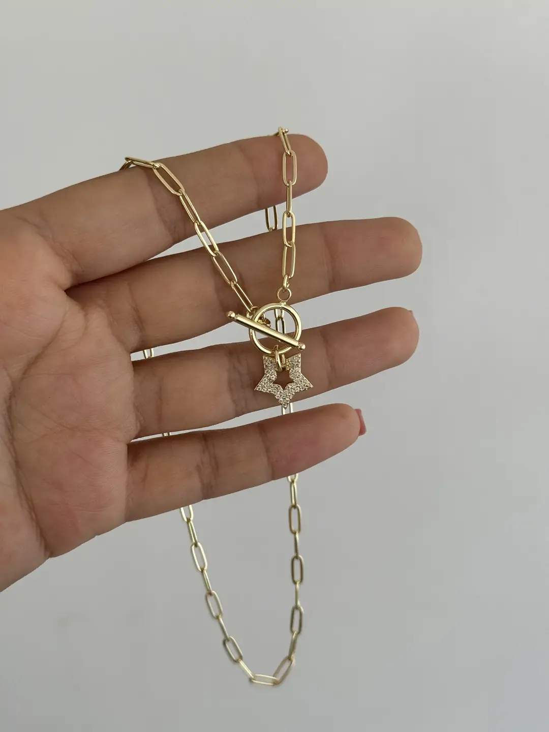 14K Altın Kaplama Kolye