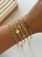 14K Altın Kaplama Çıtır Göz Bileklik 2