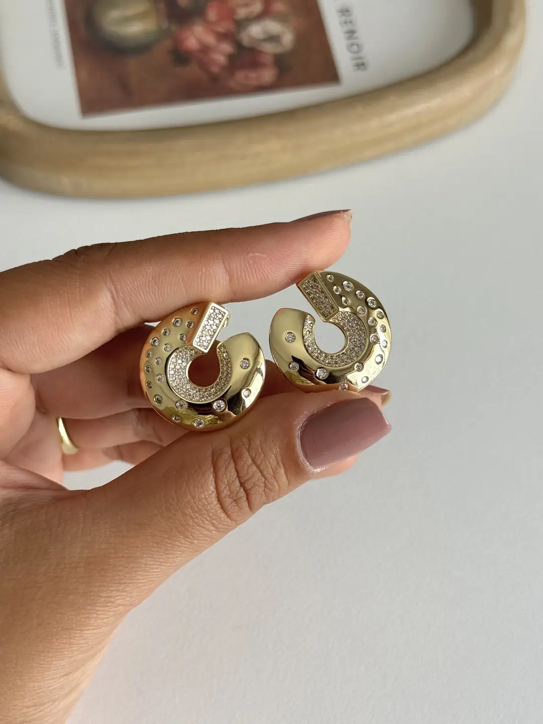 14K Xuping Seri Marka Model Küpe