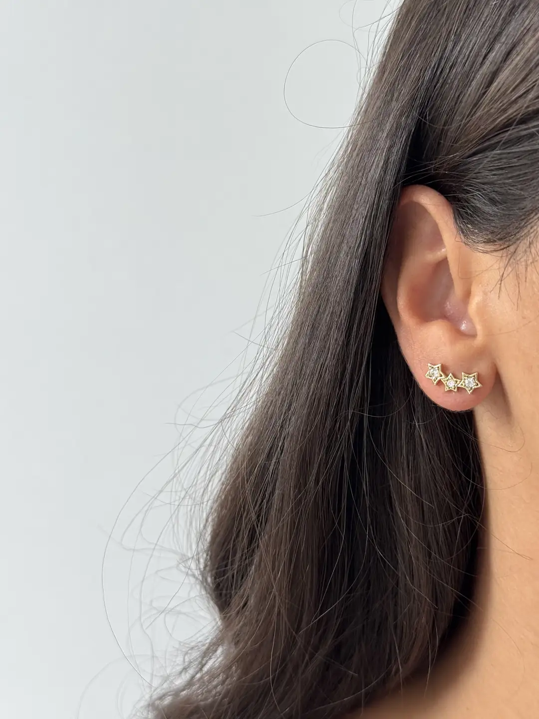 14K Xuping Seri Tek Delikte Çoklu Görünüm Küpe