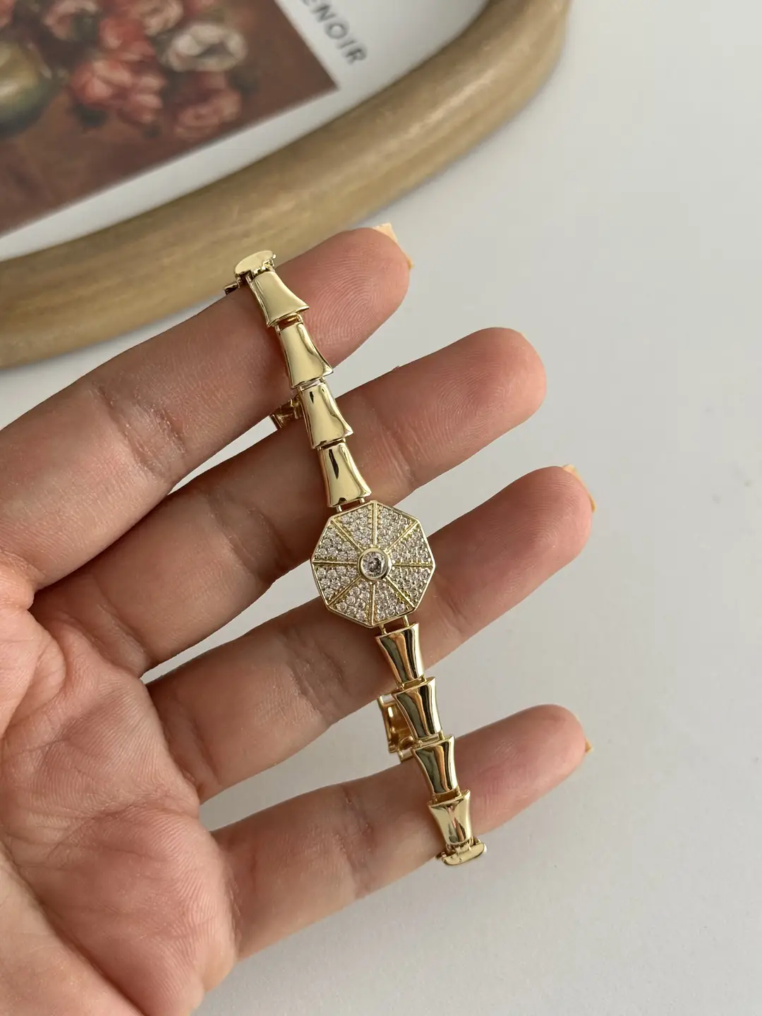 14K Altın Kaplama Bileklik