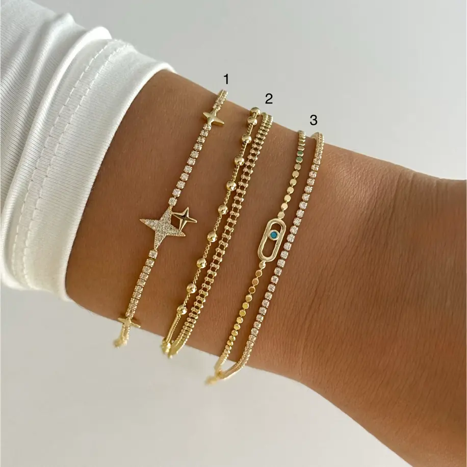 14K Altın Kaplama Bileklikler