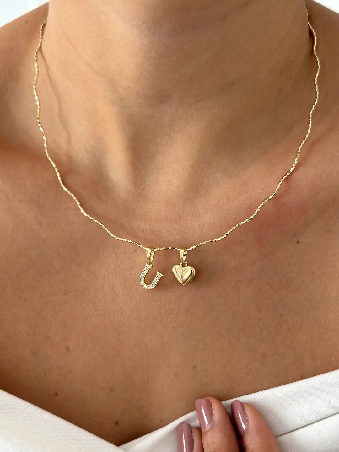 14K Xuping Seri Zikzak Telkari Kolye  3