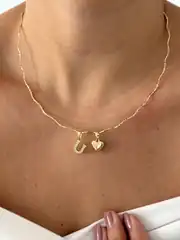 14K Xuping Seri Zikzak Telkari Kolye  3