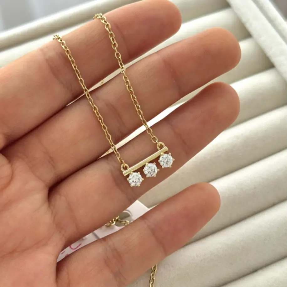 14K Xuping3Taş Küpe
