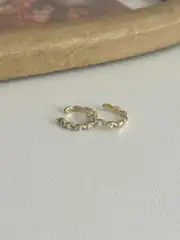 14K Xuping Seri Kıkırdak Küpe 2
