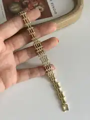 14K Xuping Seri Kaburga Bileklik 1