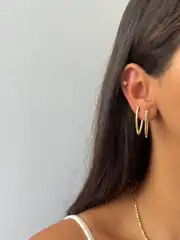 14K Xuping Seri Küpe 1