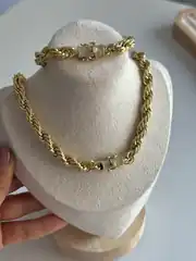 14K Altın Kaplama Kuyumcu Model Set 2