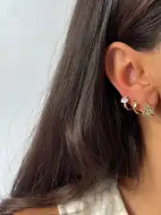 14K Xuping Seri 3lü Küpe Seti 2