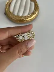 14K Xuping Seri Güneş Küpe 1