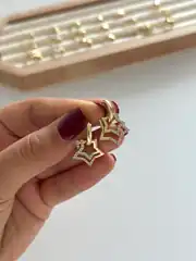 14K Xuping Seri Yıldız Küpe  1