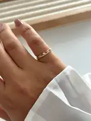 14k Xuping Seri Serçe Parmak Yüzüğü 1