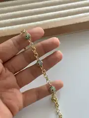 14k xuping seri minimal nazarlı bileklik  2
