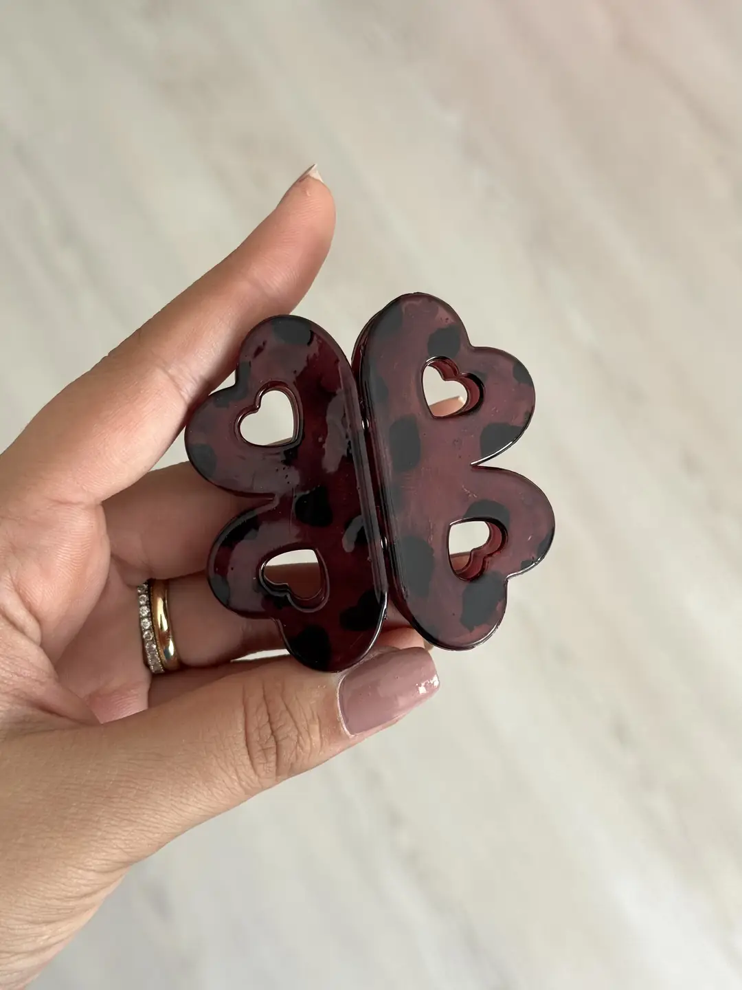 Yonca Magnet Lock Toka Bordo