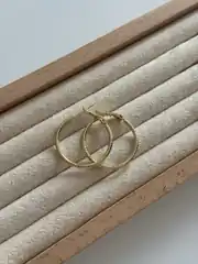 14K Xuping Seri Halka Küpe 2