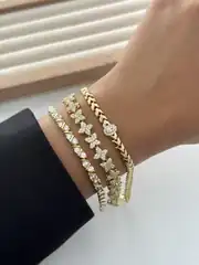 14K Xuping Seri Su Yolu Bileklik 2